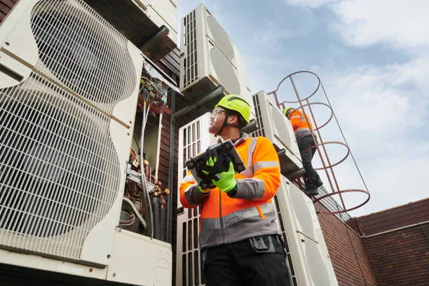 Annual furnace maintenance service in a GTA home